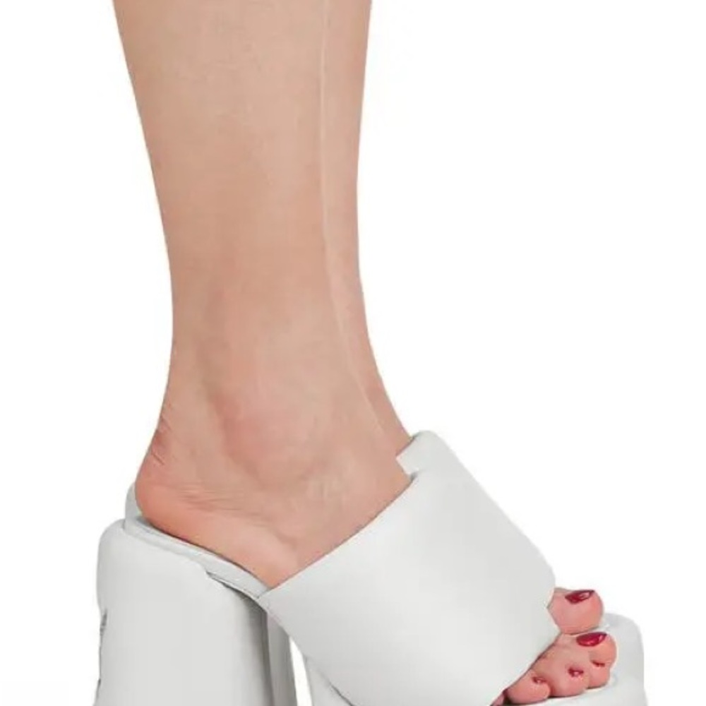 Naked Wolfe White Women's Mules